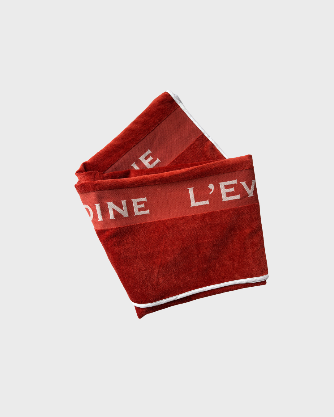 Terry Blanket Decke burnt red