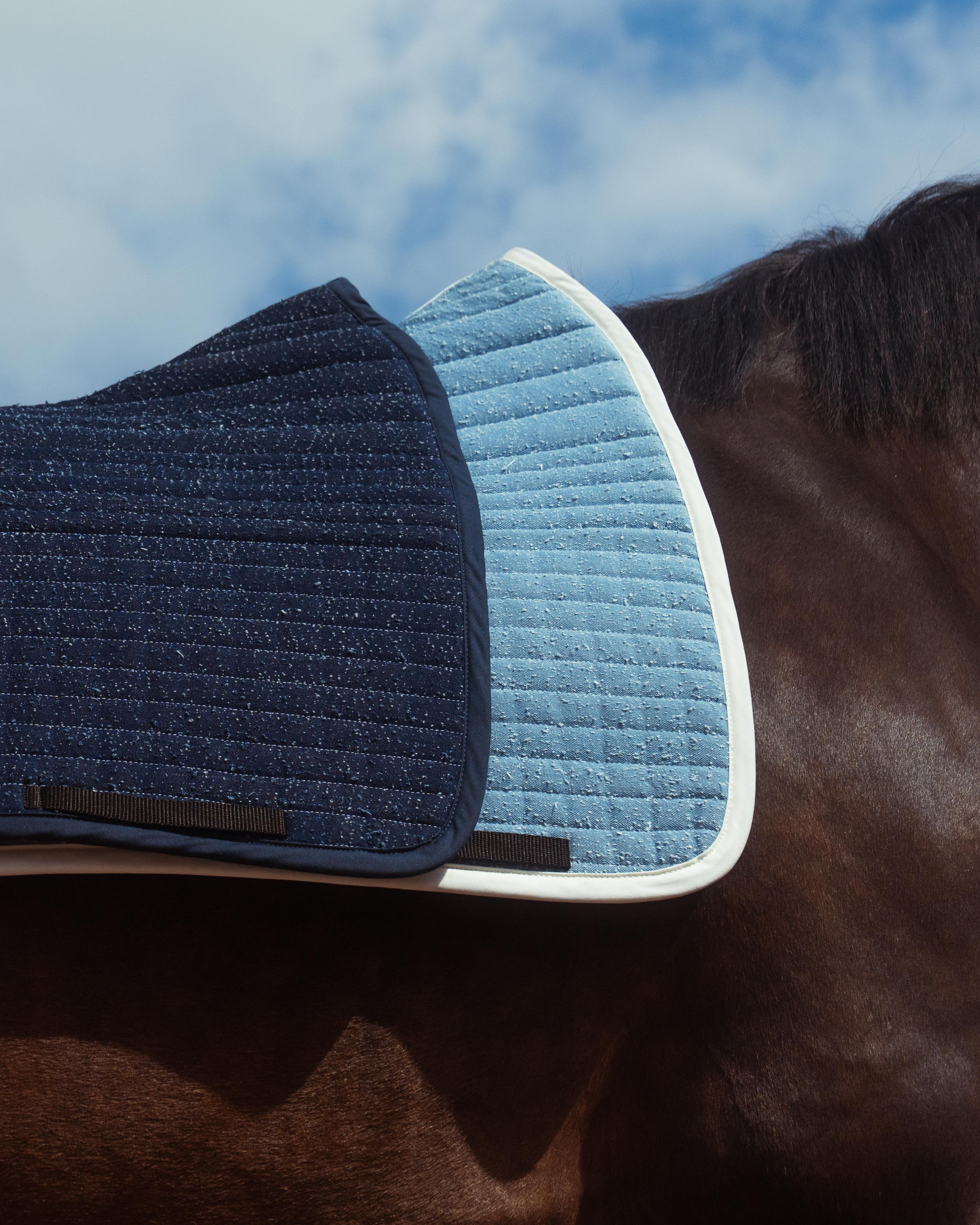 Double Padding Saddle Pad Dark Denim