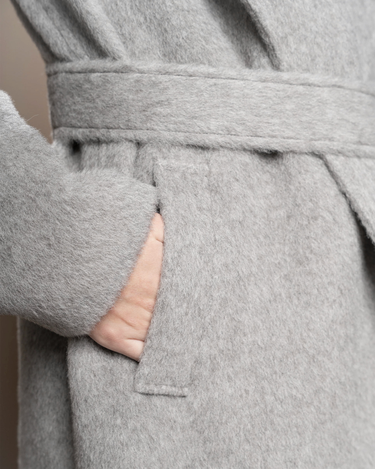 Alpaca wool coat