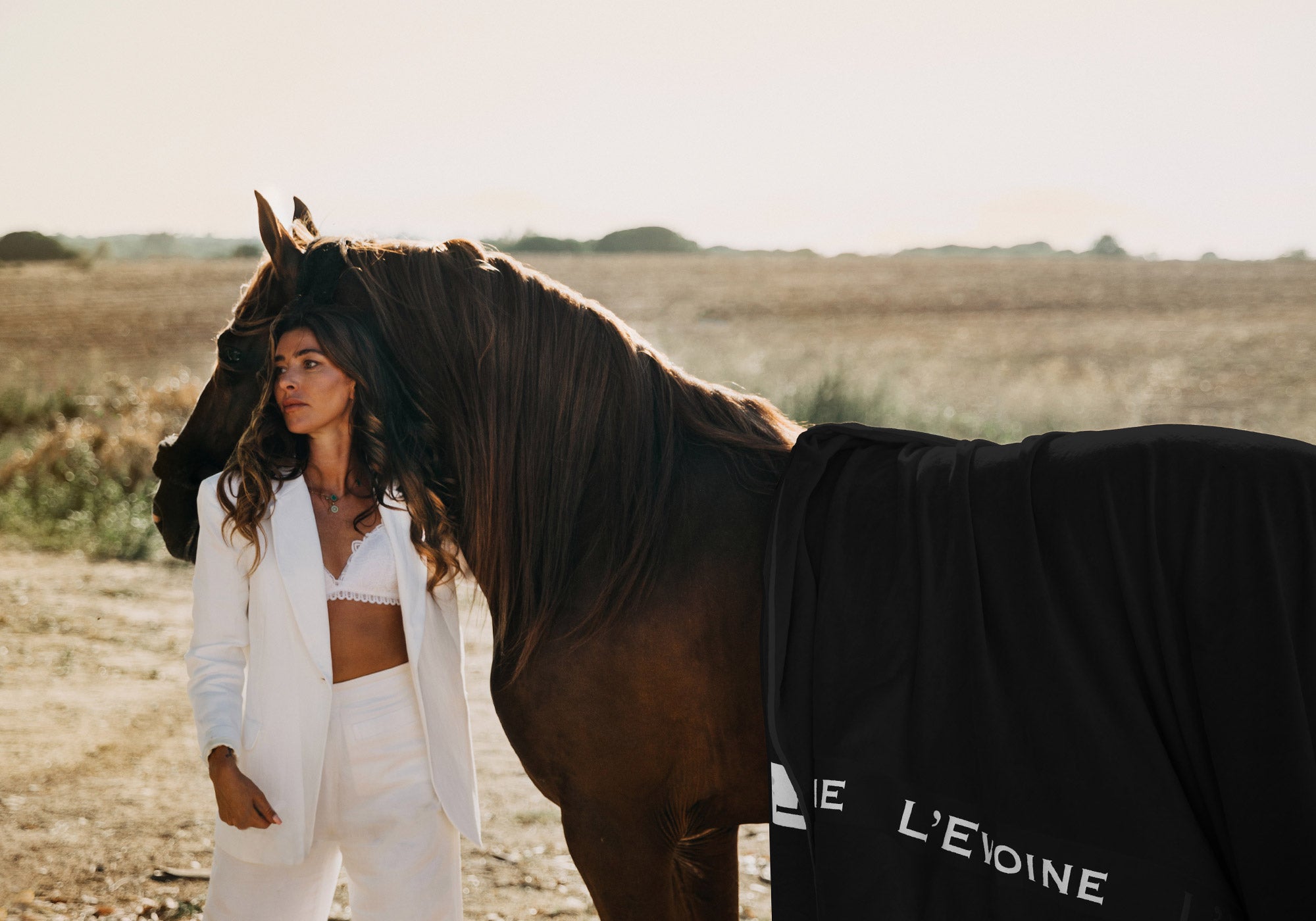 Abschwitzdecke schwarz