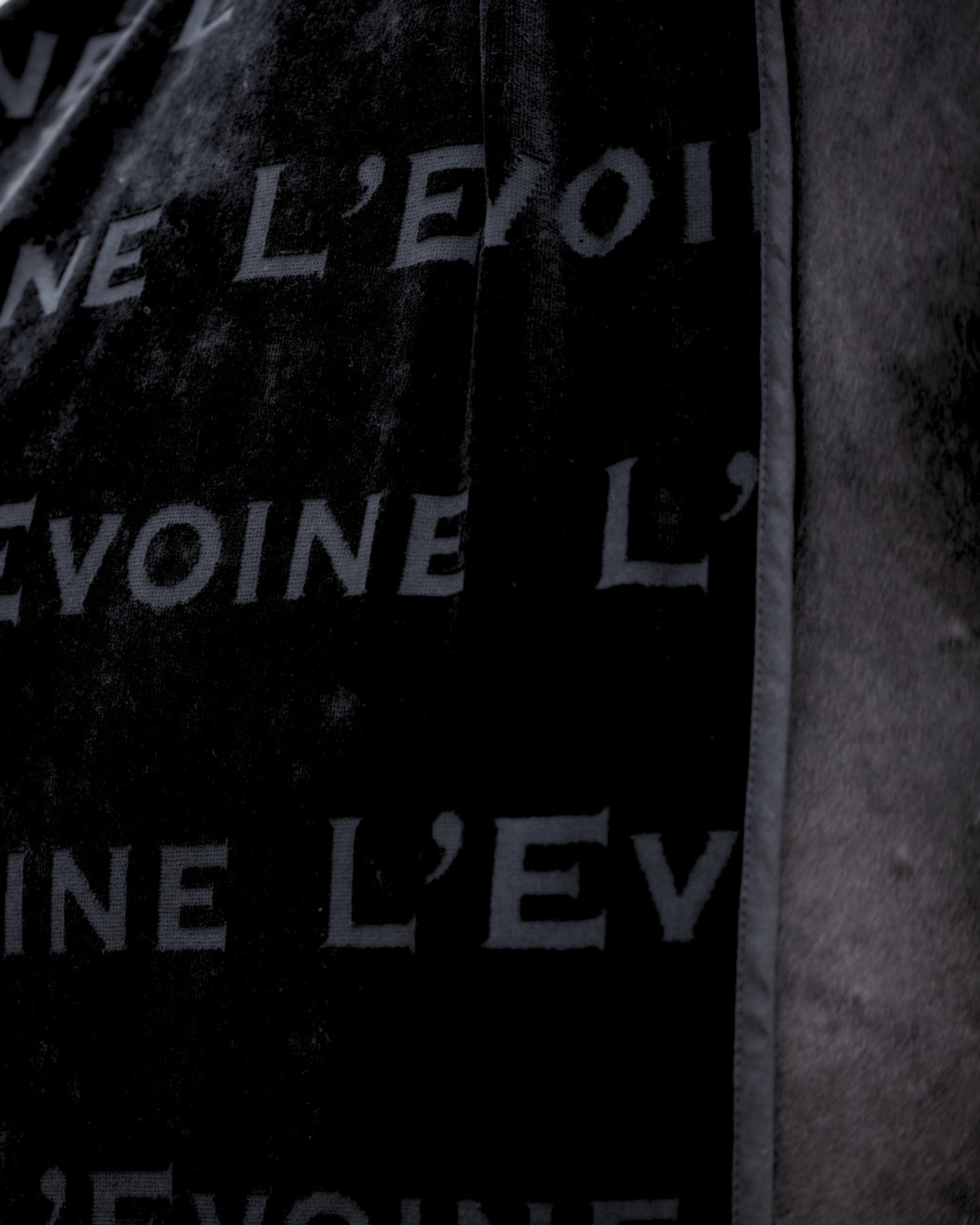 Abschwitzdecke Le Bain noir