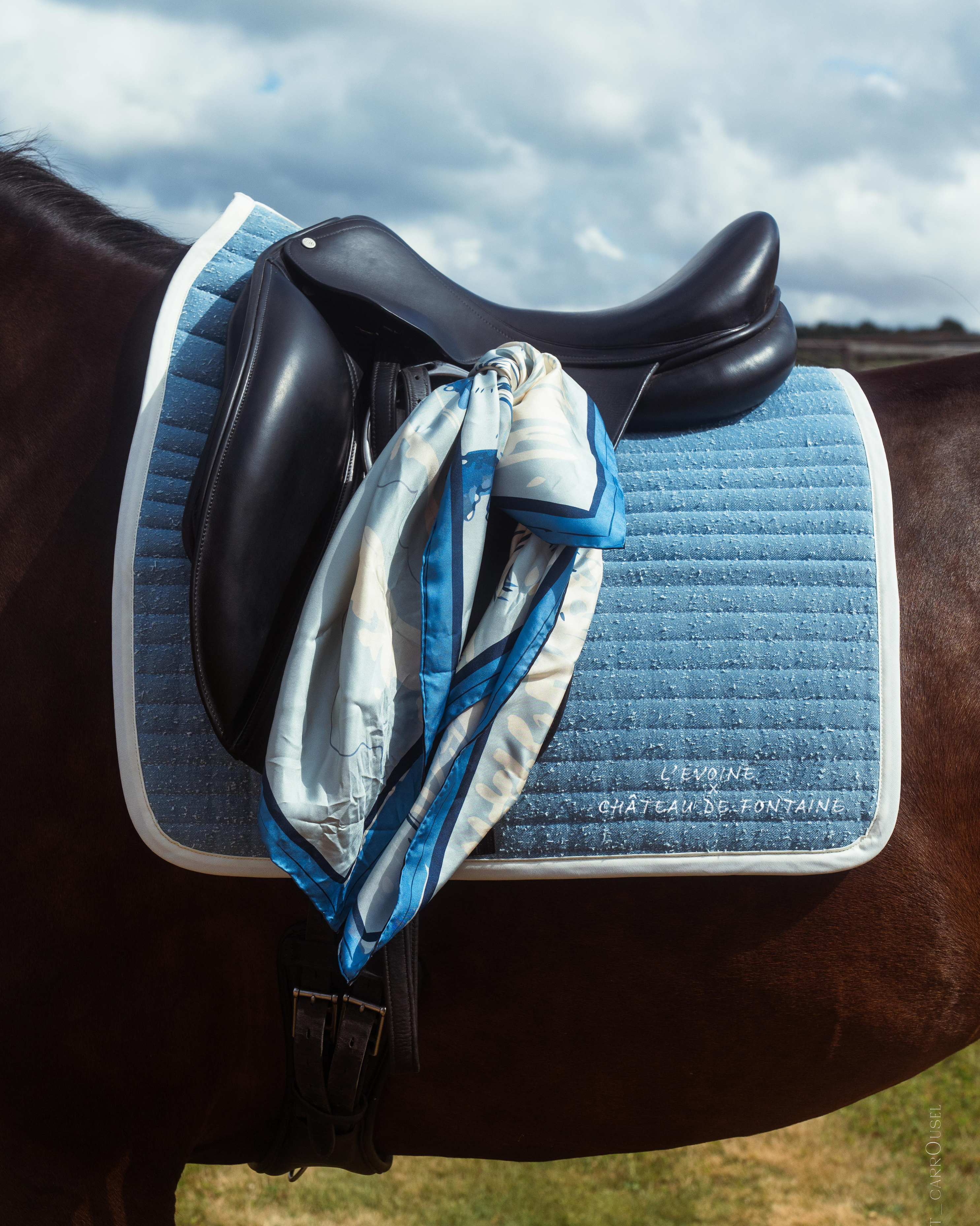 Double Padding Schabracke Light Denim