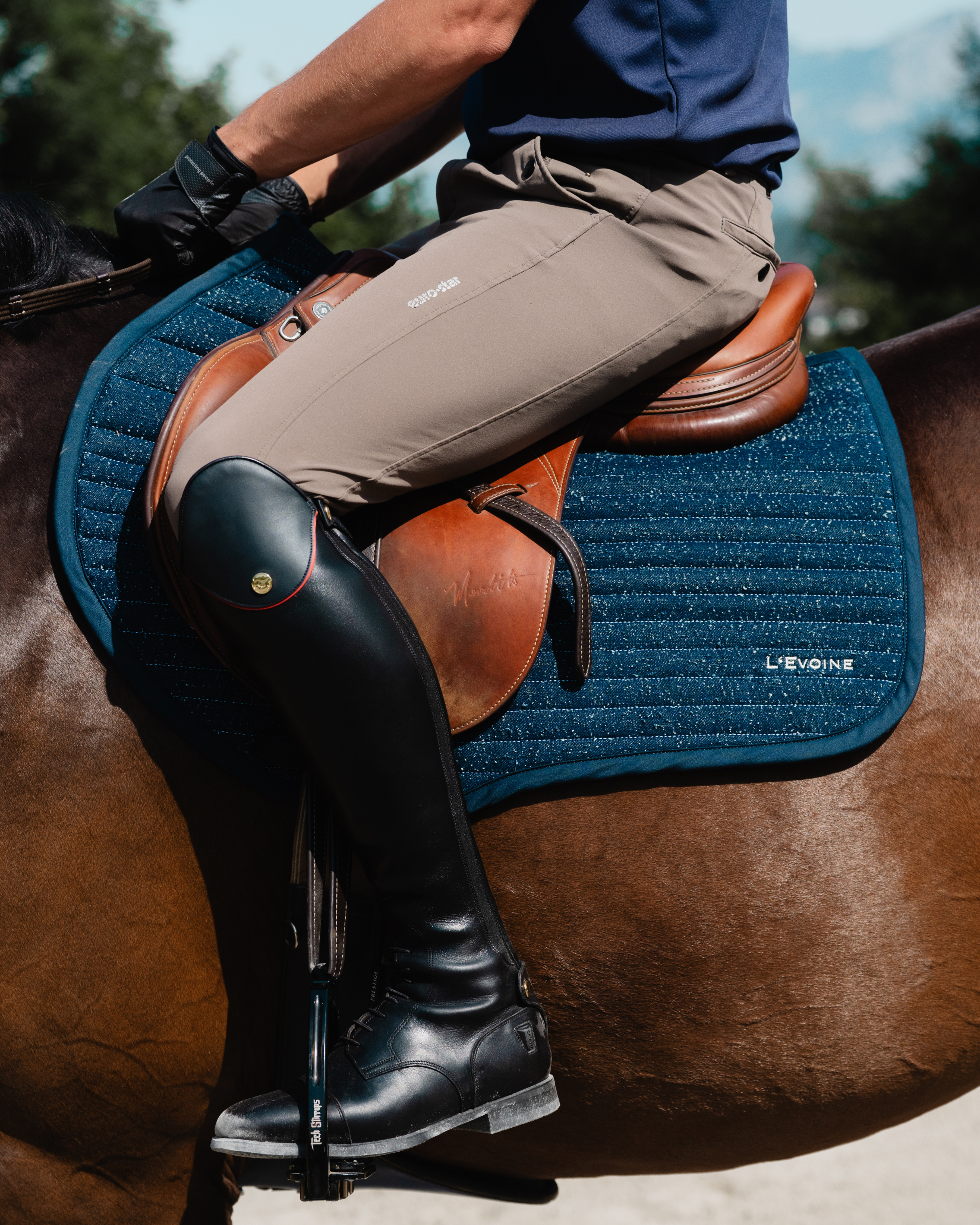 Springschabracke Double Padding - Denim Edition