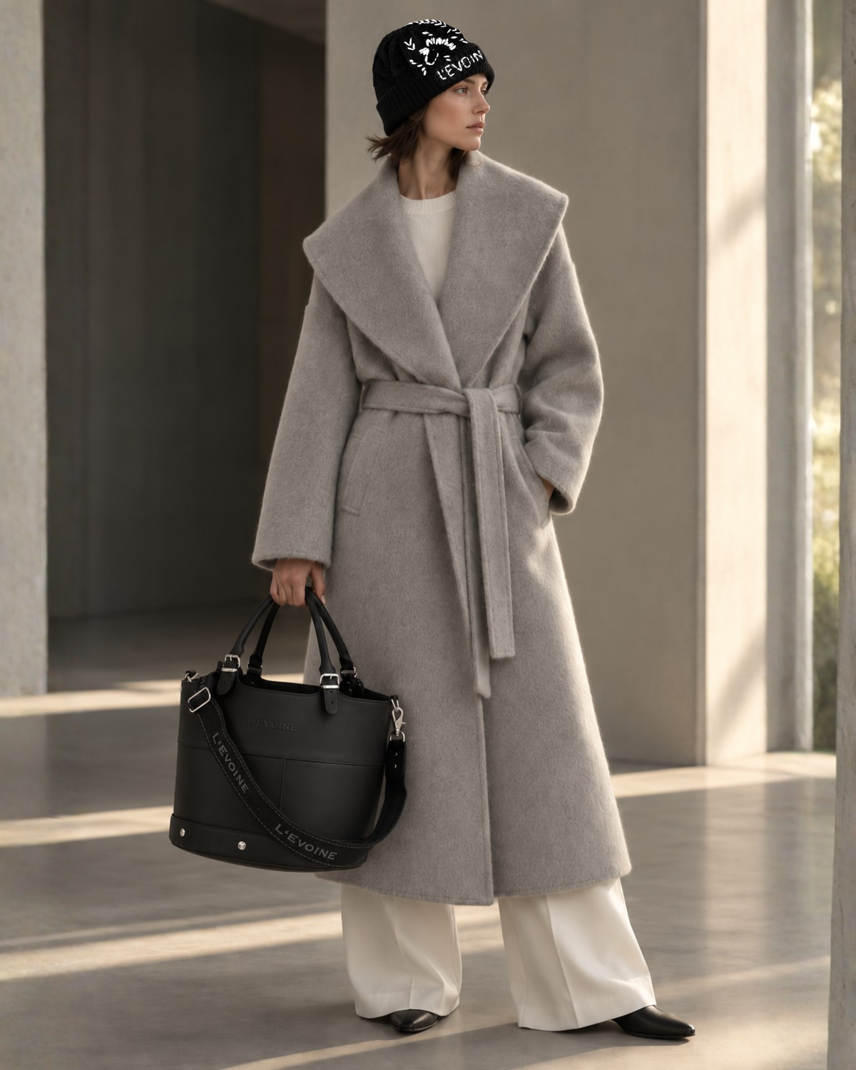 Alpaca wool coat