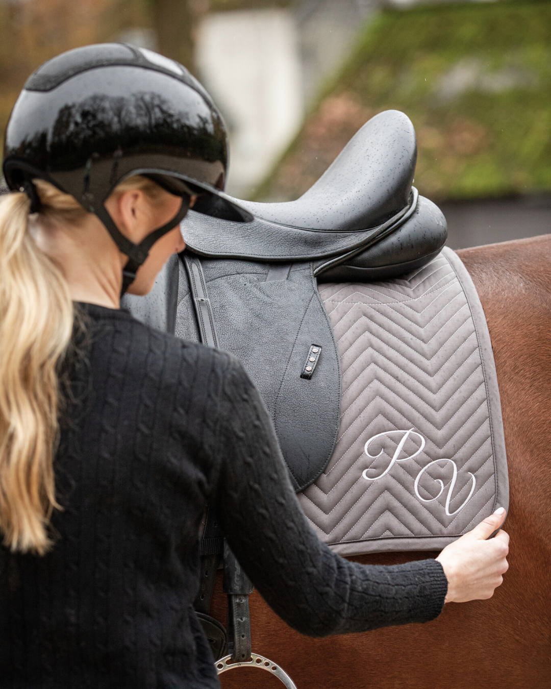 Dressurschabracke Alpaka Vlies