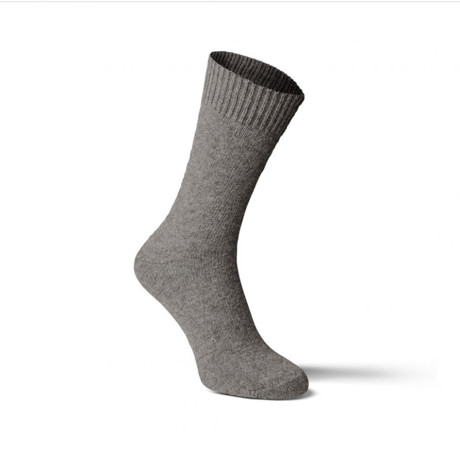 Alpaka Socke leicht grau