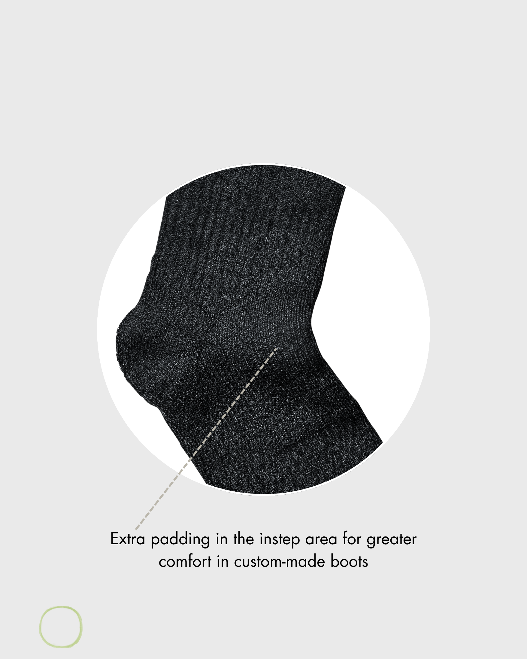 Reitsocken in schwarz Details