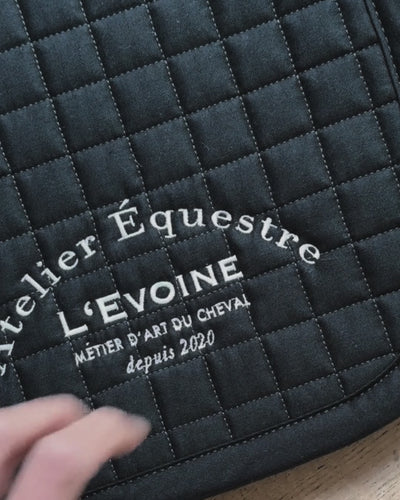 Dressurschabracke Baumwoll Samt